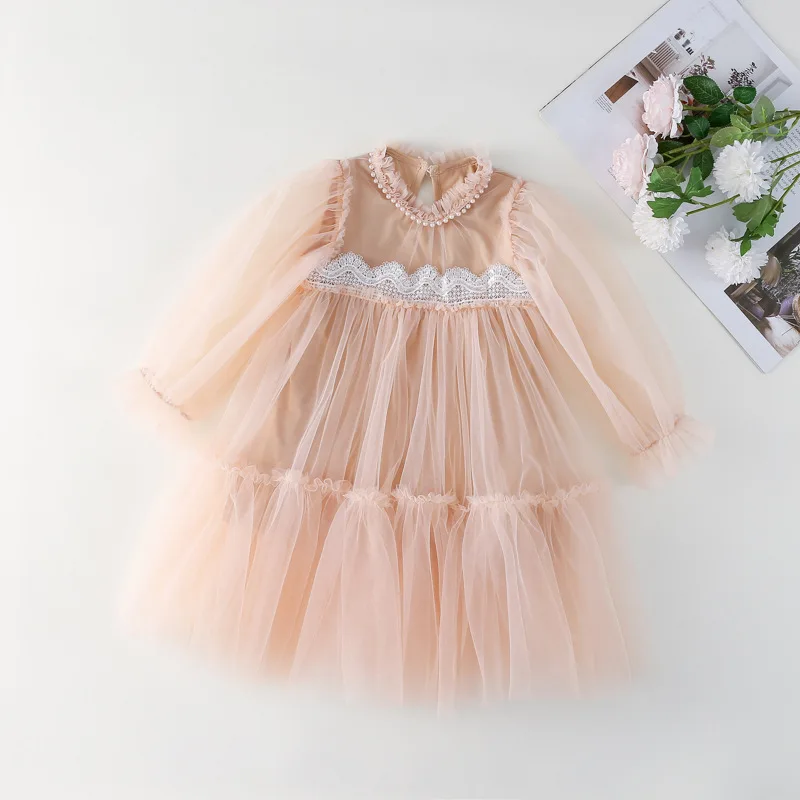 MILANCEL vestido primavera niña 2-6 años tul encaje princesa - imagen 2