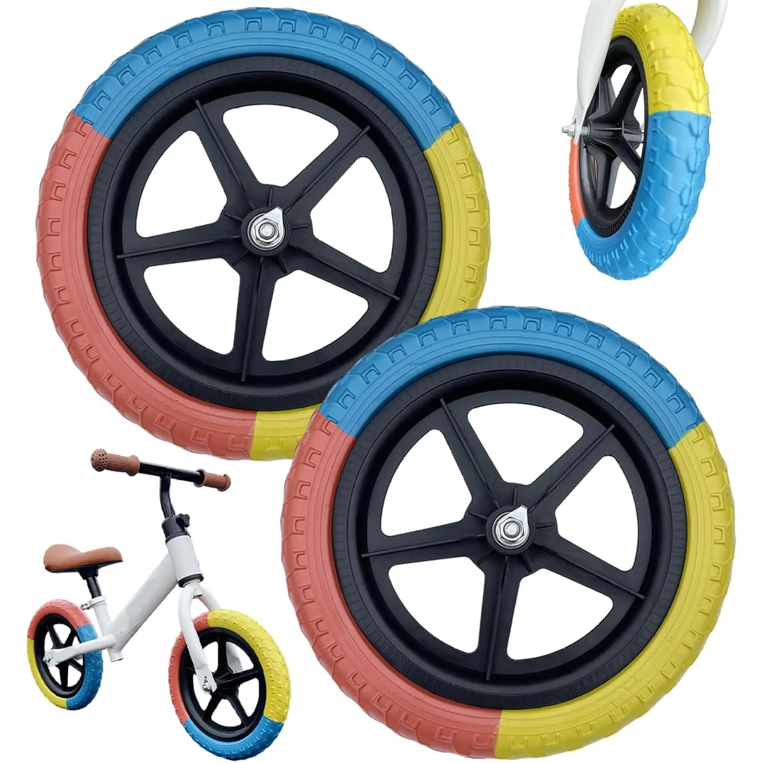 Rueda de repuesto EVA para bicicleta de equilibrio infantil