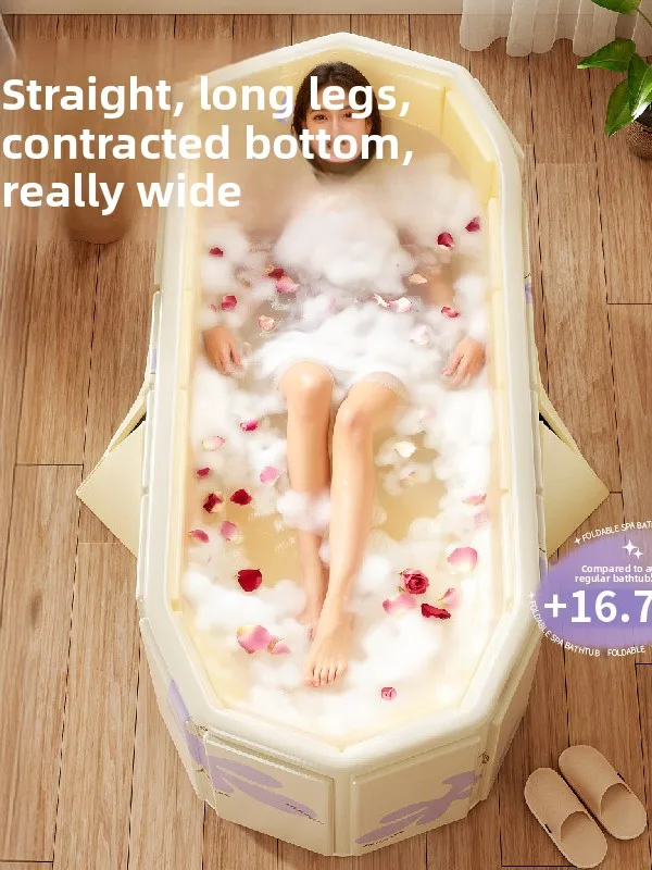 Bañera plegable de 120 cm para adultos y niños - cuerpo completo - imagen 2