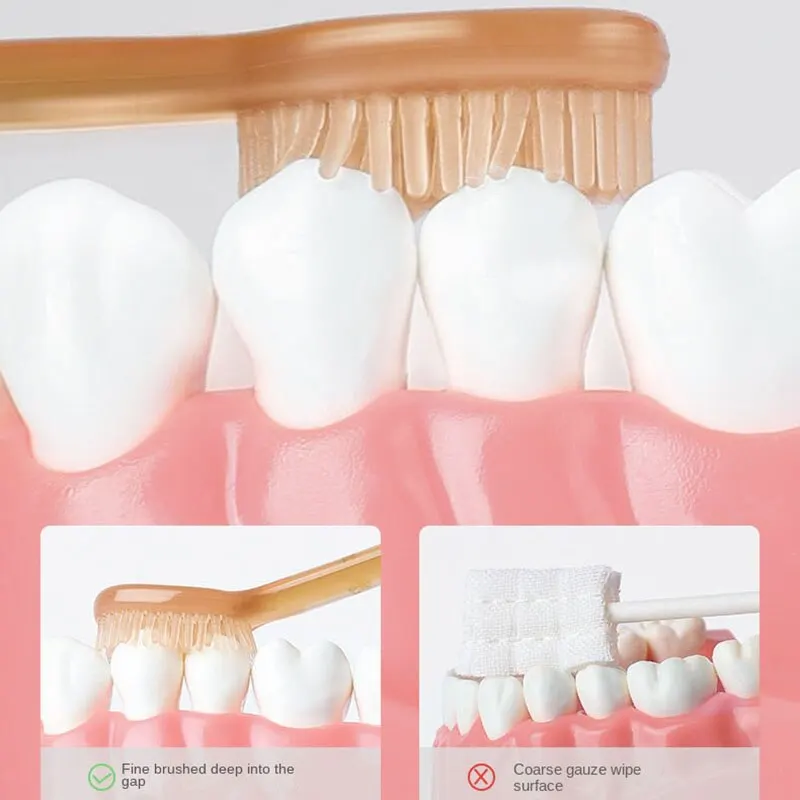 Cepillo de dientes de silicona para bebé - suave y limpiador de lengua - imagen 3
