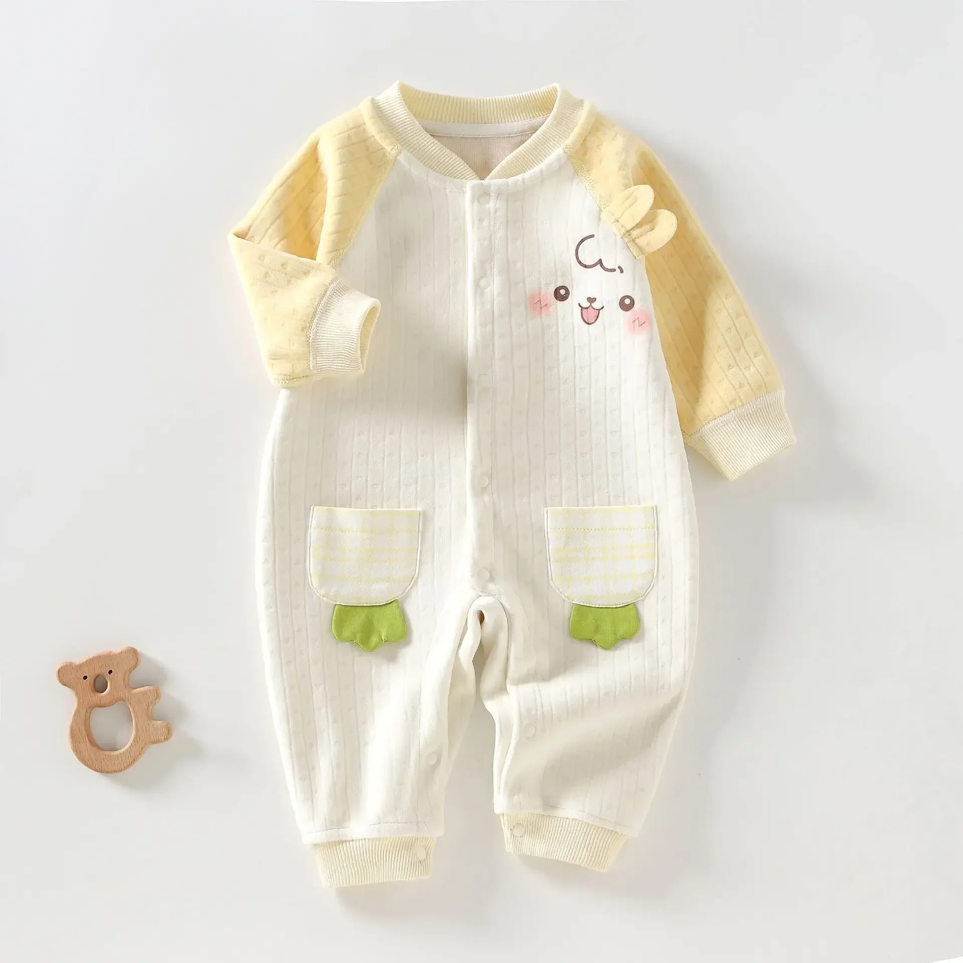Somenie Body Bebé Conejo - Pijama invierno unisex - imagen 5