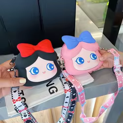 Bolso cruzado infantil impermeable de silicona kawaii