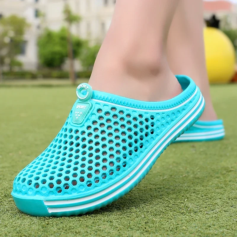 Sandalias cómodas de piscina para hombre – Zuecos sin cordones - imagen 3