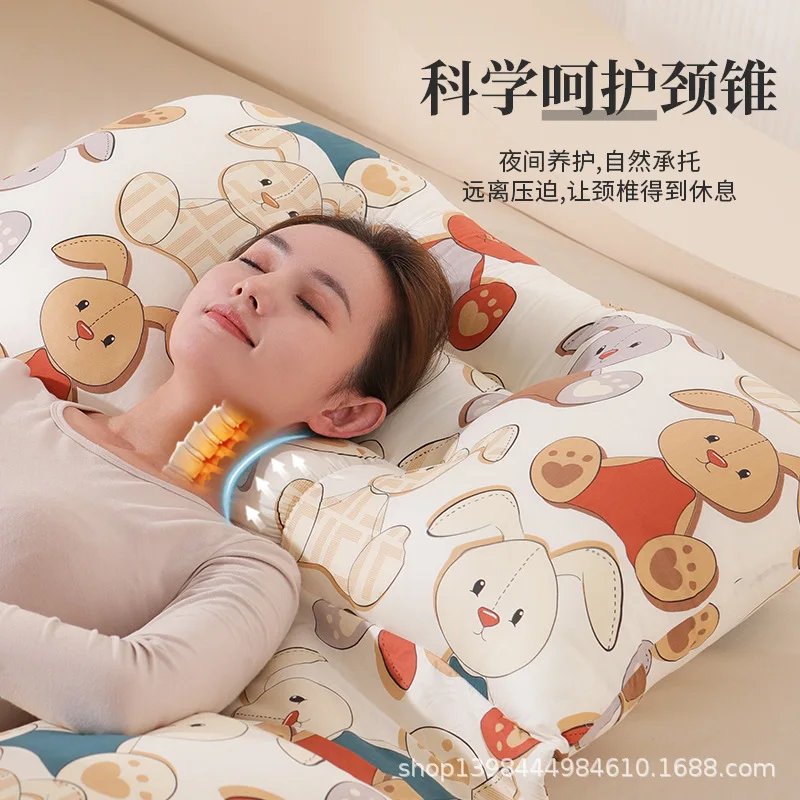 Almohada de embarazo forma U con soporte lumbar y abdominal - imagen 4