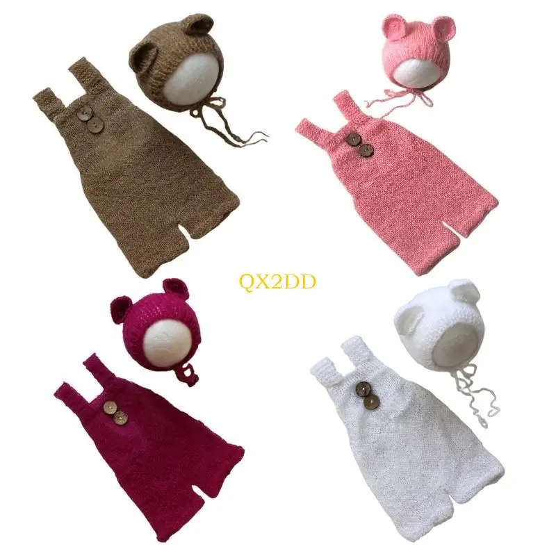 QX2D accesorios para fotos de bebé con disfraz oso - imagen 5