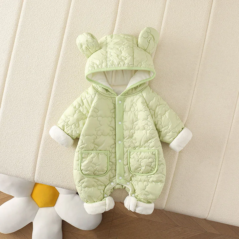 MILANCEL body polar acolchado con capucha para niña - Invierno