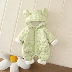 MILANCEL body polar acolchado con capucha para niña - Invierno