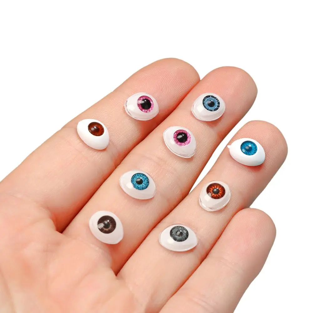 Ojos de muñeca Reborn ovalados – Acrílico realista - imagen 4