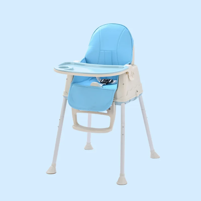 Trona para bebé plegable y portátil multifuncional de comedor - imagen 5