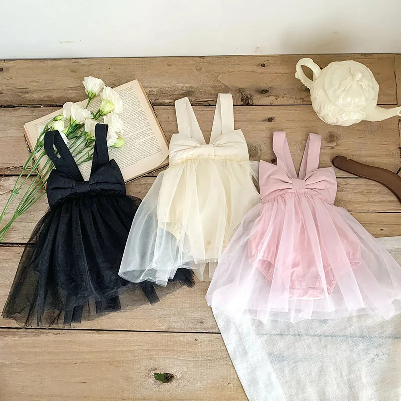Vestido de verano con falda de malla para bebé Milancel - imagen 2