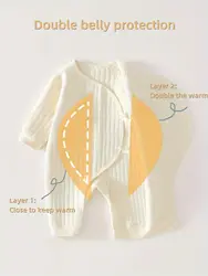 Winterdikke Mono bebé algodón estampado para primavera unisex