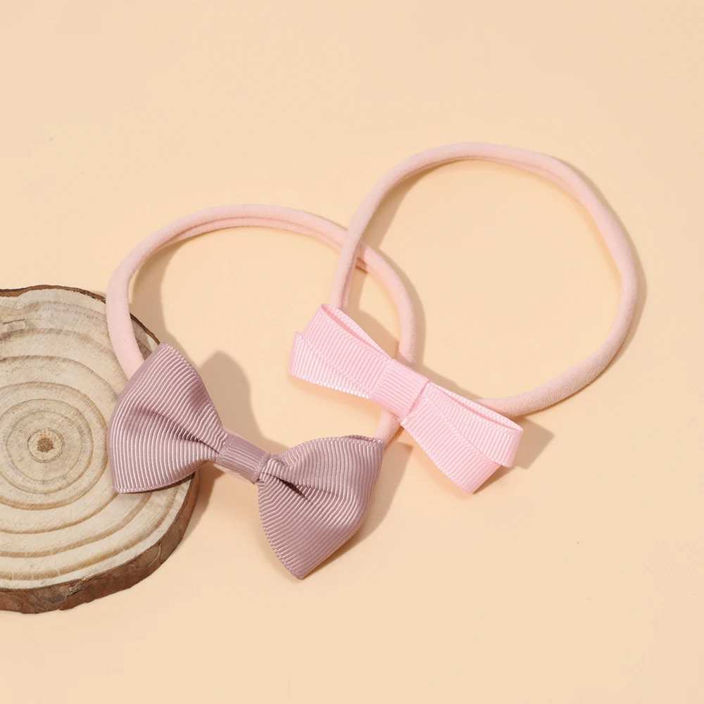 Bandas para el cabello de nailon, look delicado
