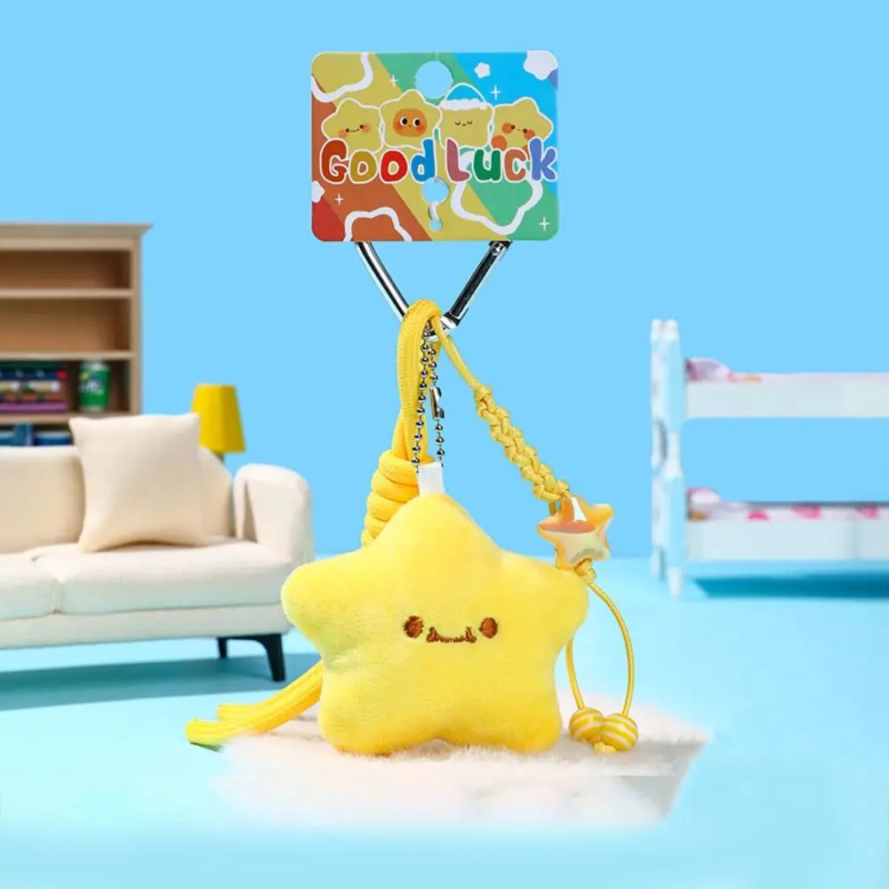 Llavero estrella de peluche con sonido – Colgante suave para bebé - imagen 3