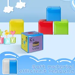 Dados blandos educativos de manualidades para fiesta, motricidad fina