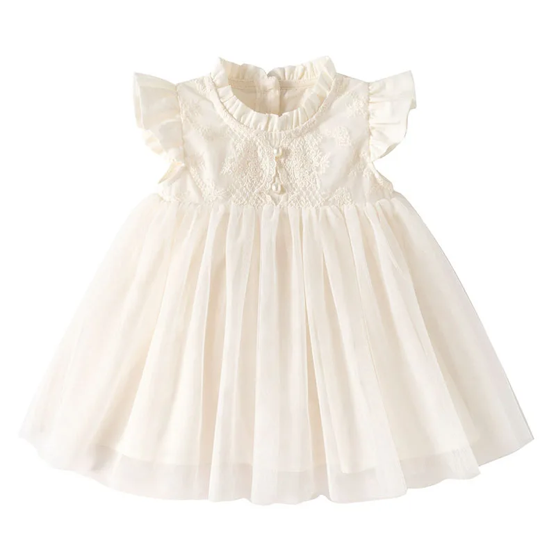 Vestido de verano sin mangas para bebé niña – Princesa en malla