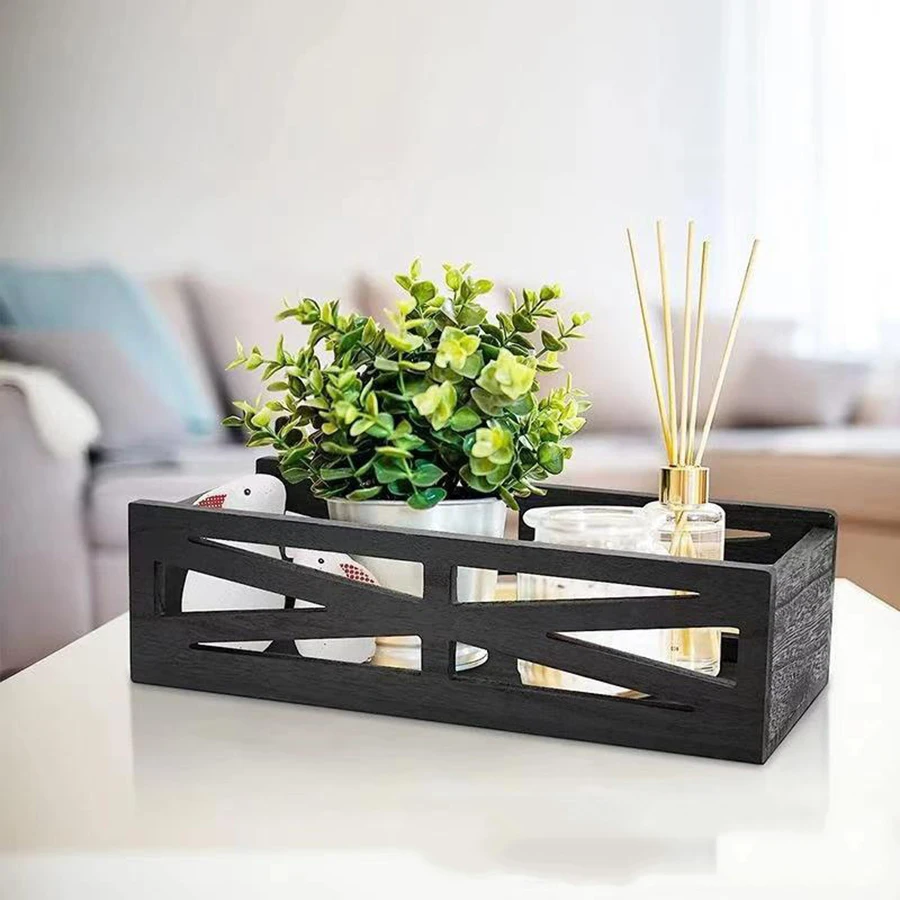 Caja organizadora de madera para baño infantil - imagen 3
