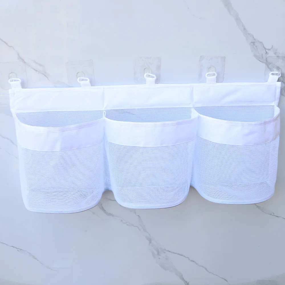Bolsa almacenamiento juguetes de baño transpirable antimoho sin perforaciones - imagen 3