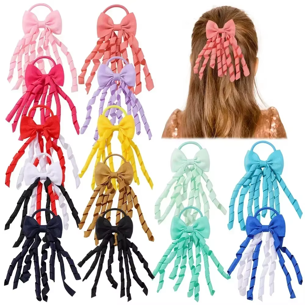 Lazos para el pelo de bebé de grogrén, elásticos y coloridos