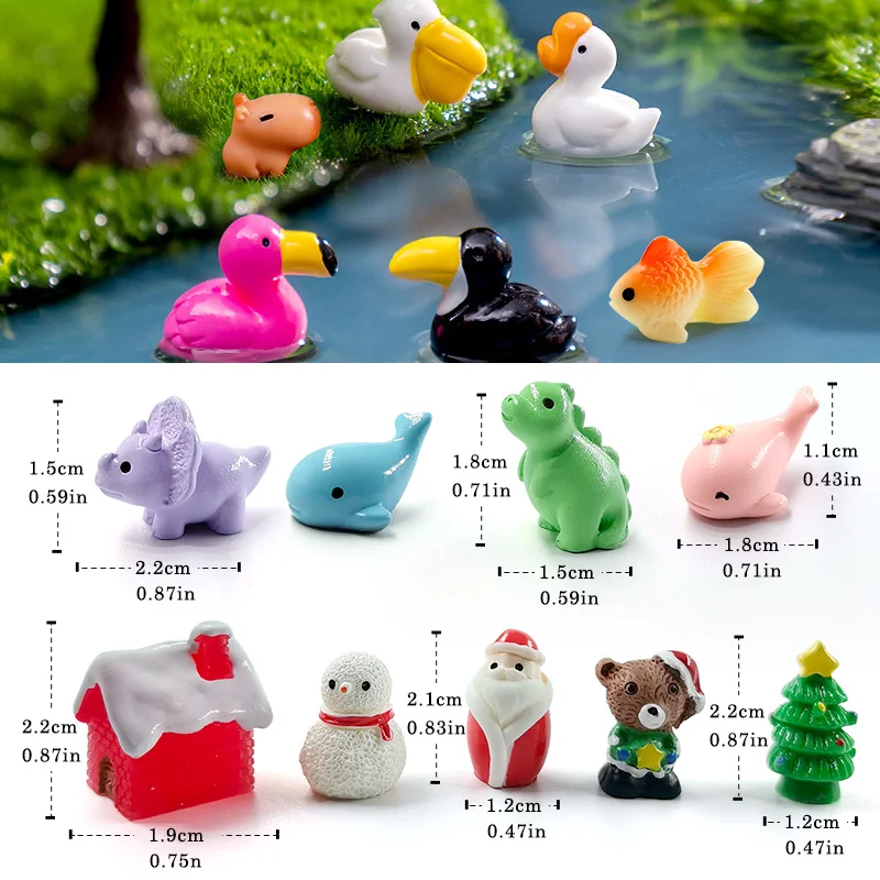 Figuras de jardín para niños – Animales hadas miniaturas