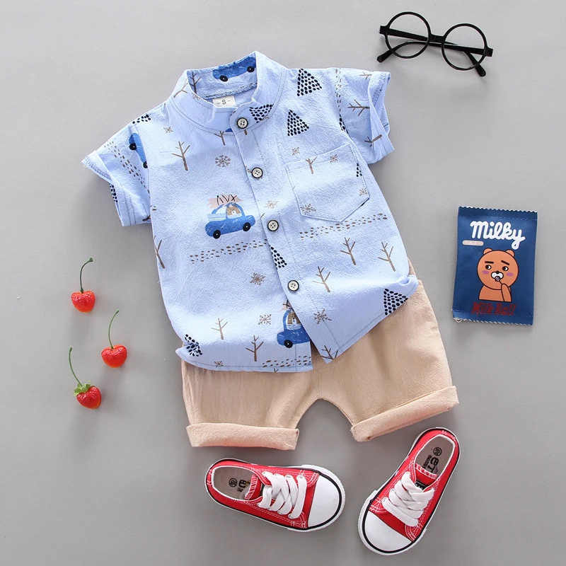 Conjunto de verano para bebé con camiseta y short