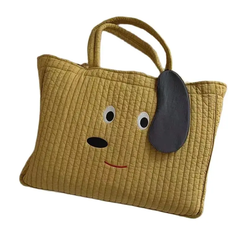 MILANCEL bolsa de pañales algodón – Bolso maternal coreano para mamá