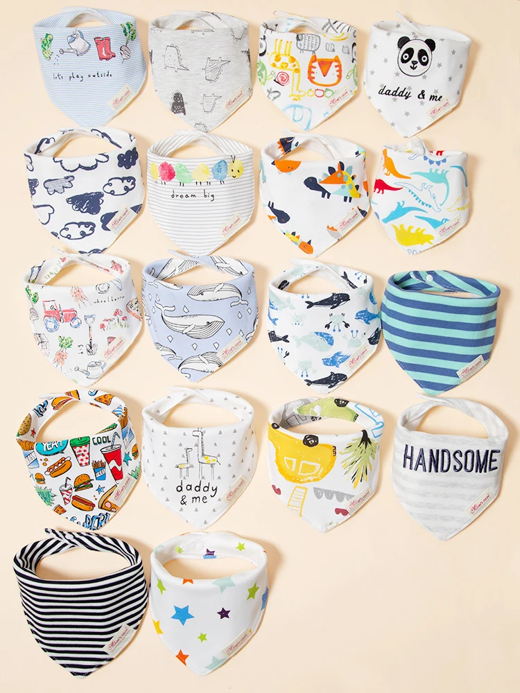 Babero bandana absorbente para bebé – Suave y reutilizable