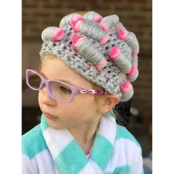Gorro de ganchillo infantil de abuela divertido para Halloween, fotos