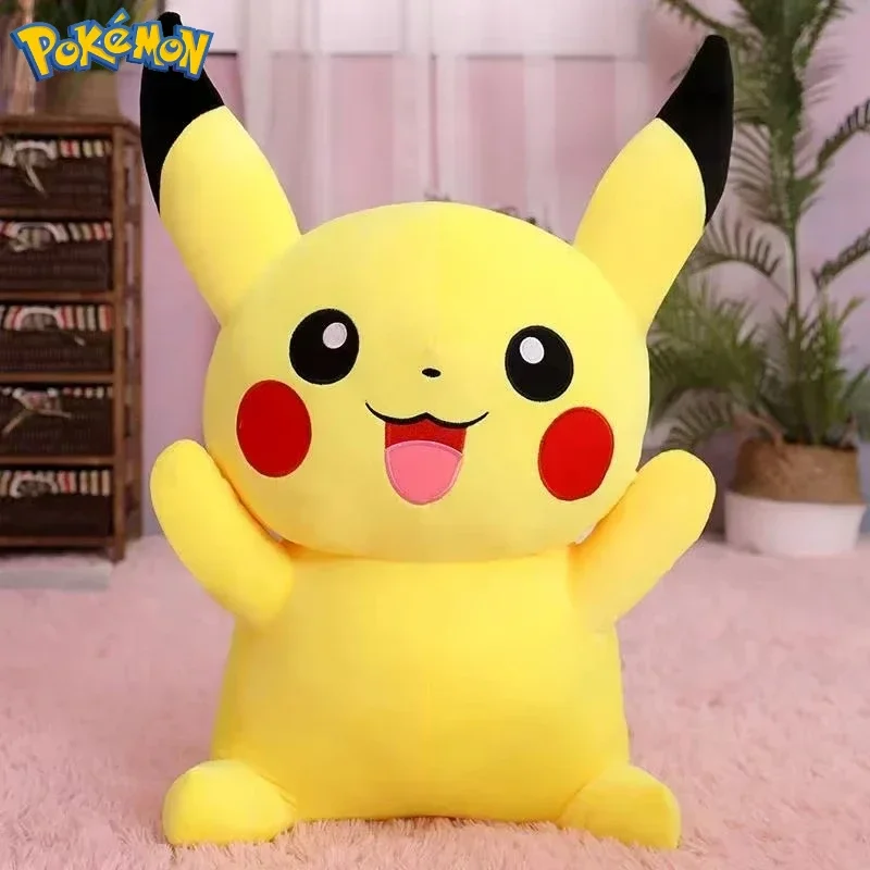 Peluche Pokémon Pikachu suave para niños, cojín de regalo - imagen 2