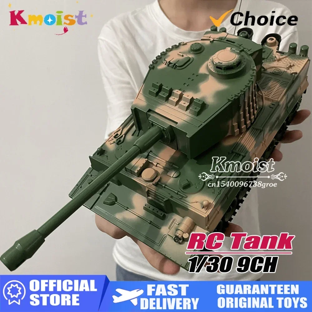 Tanque RC teledirigido con sonido y mando para niños - imagen 2