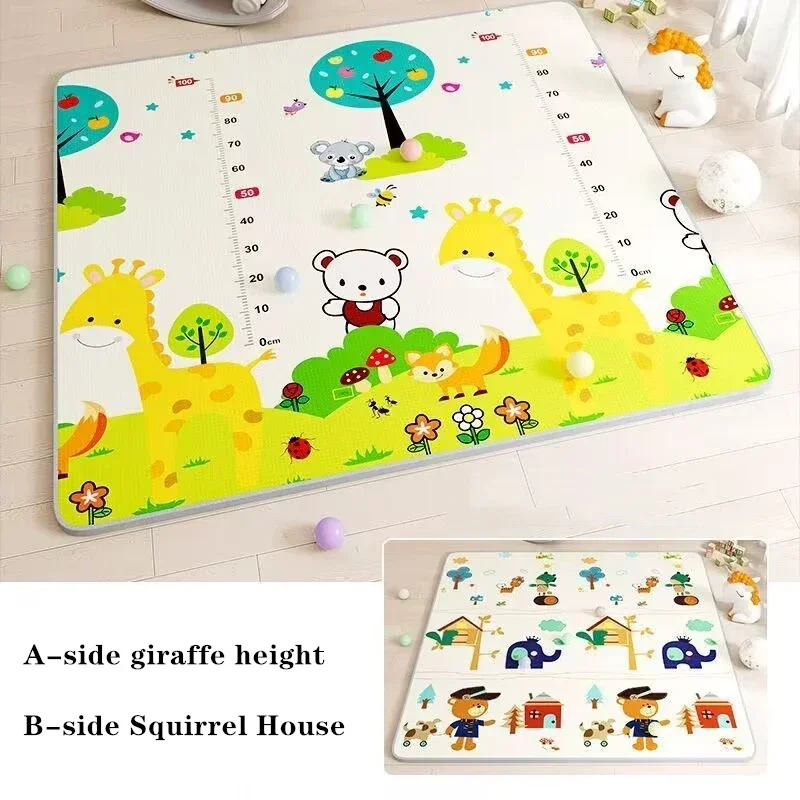 EPE Alfombrilla de juego para bebé - No tóxica y plegable 200x180 cm - imagen 3