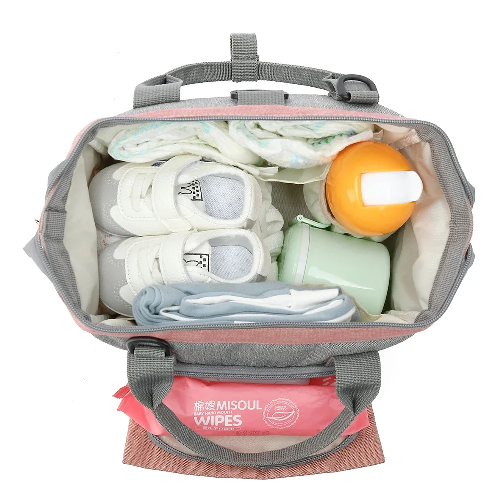 Bolsa de pañales compacta para carro y cambiador de bebé - imagen 4