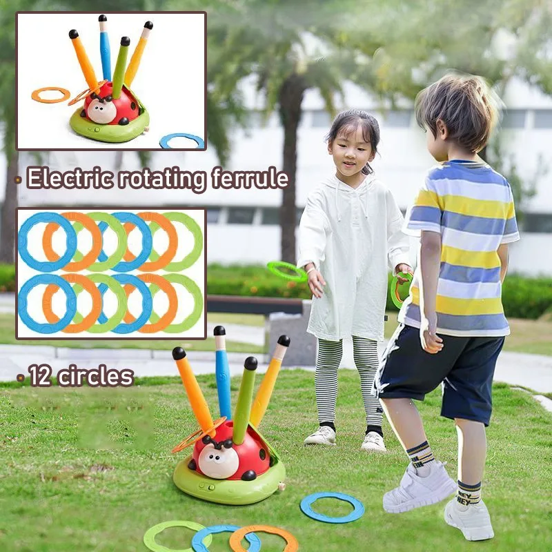 Mariquita saltarina musical de anillos para bebé – Juguete infantil - imagen 5