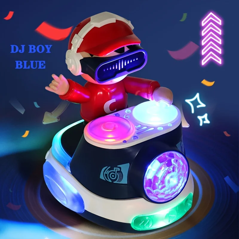 Juguete DJ bailarín con luces LED y música para niños - imagen 4