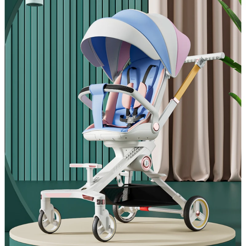 Cochecito de bebé con suspensión y asiento reclinable - imagen 4
