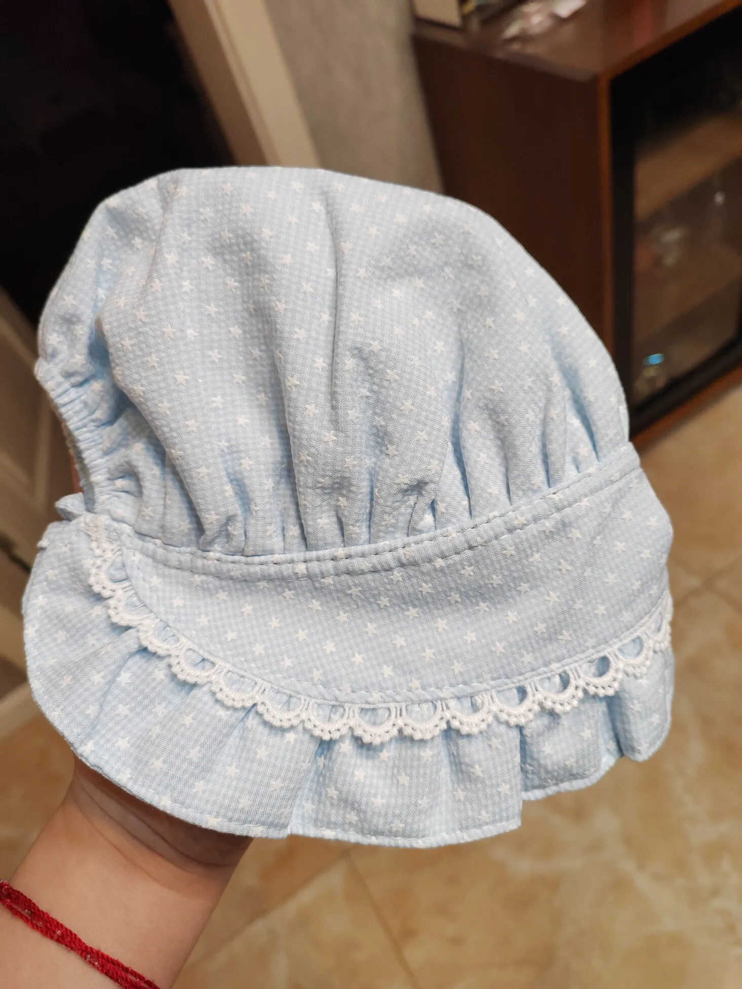 Gorro princesa bebé niña protección solar