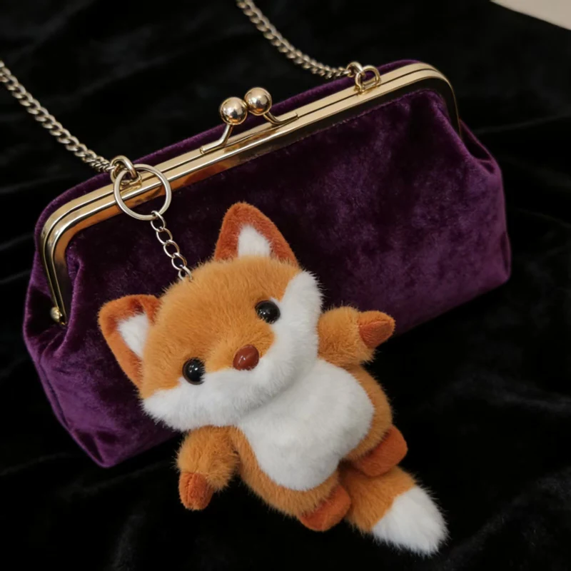 Llavero peluche con diseño animal
