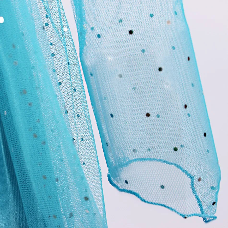 Vestido largo princesa Elsa para niña – Disfraz de fiesta