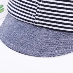 Gorro verano algodón rayas para niño