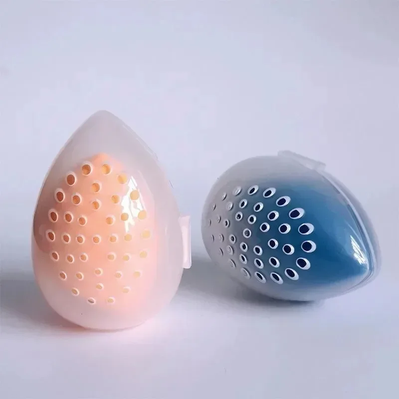 Organizador para esponja de maquillaje con drenaje tipo huevo - imagen 4