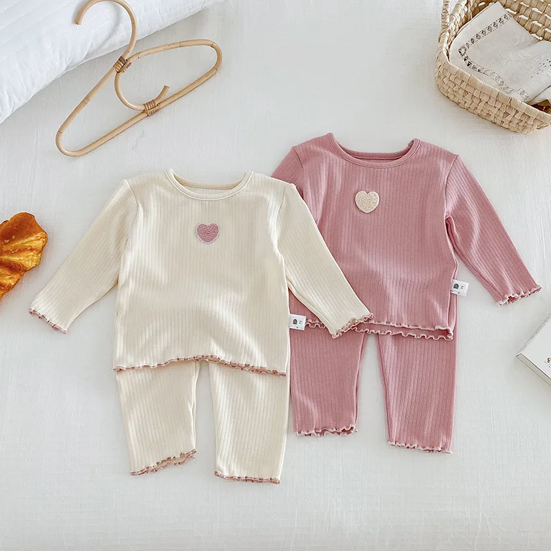 Pijama coreano de manga larga para niños – Conjunto cálido de invierno - imagen 5