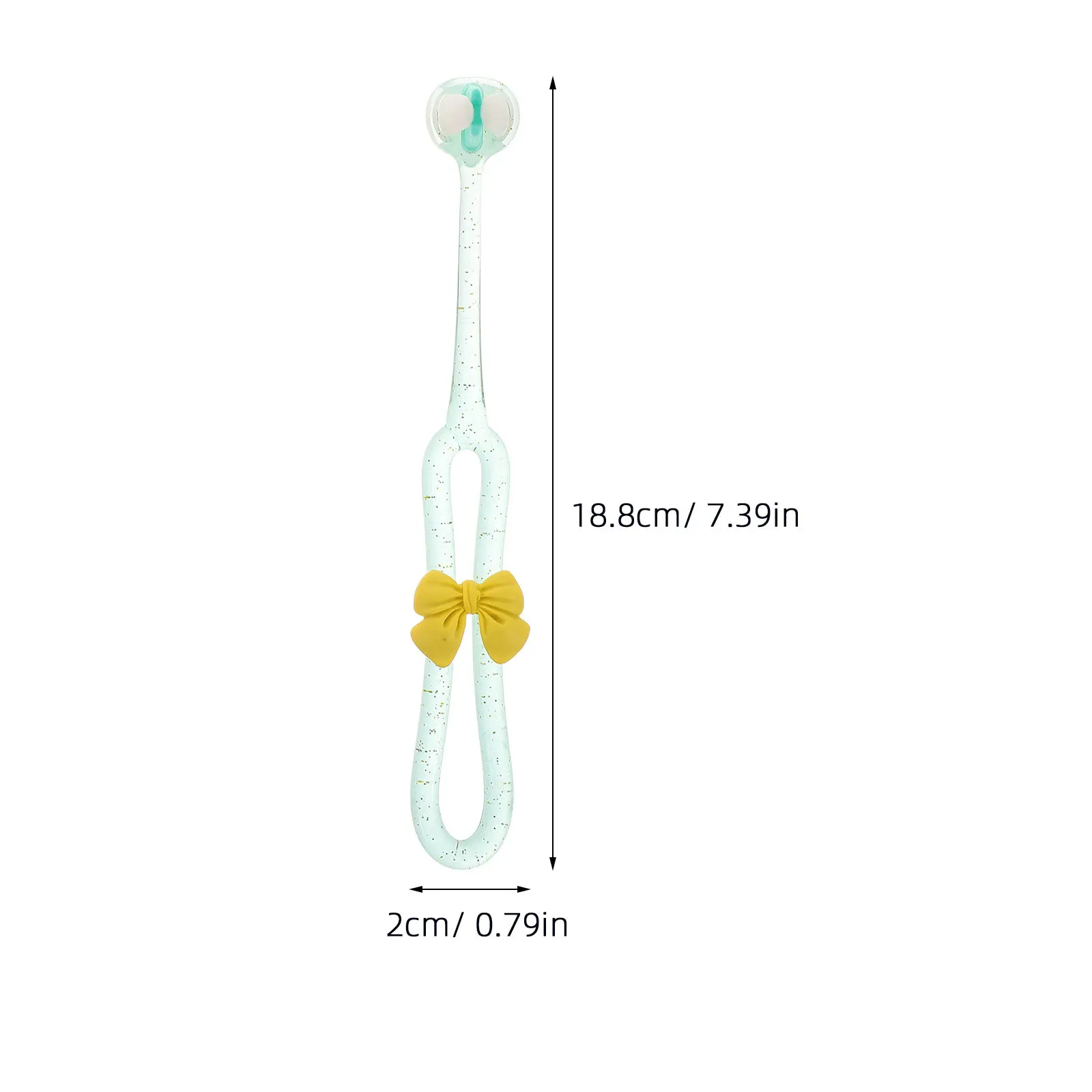 Cepillo de dientes infantil con lazo y cerdas suaves multicara - imagen 5