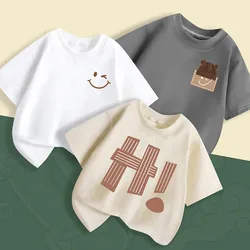 Camisetas estampadas verano frescas y transpirables niños y niñas