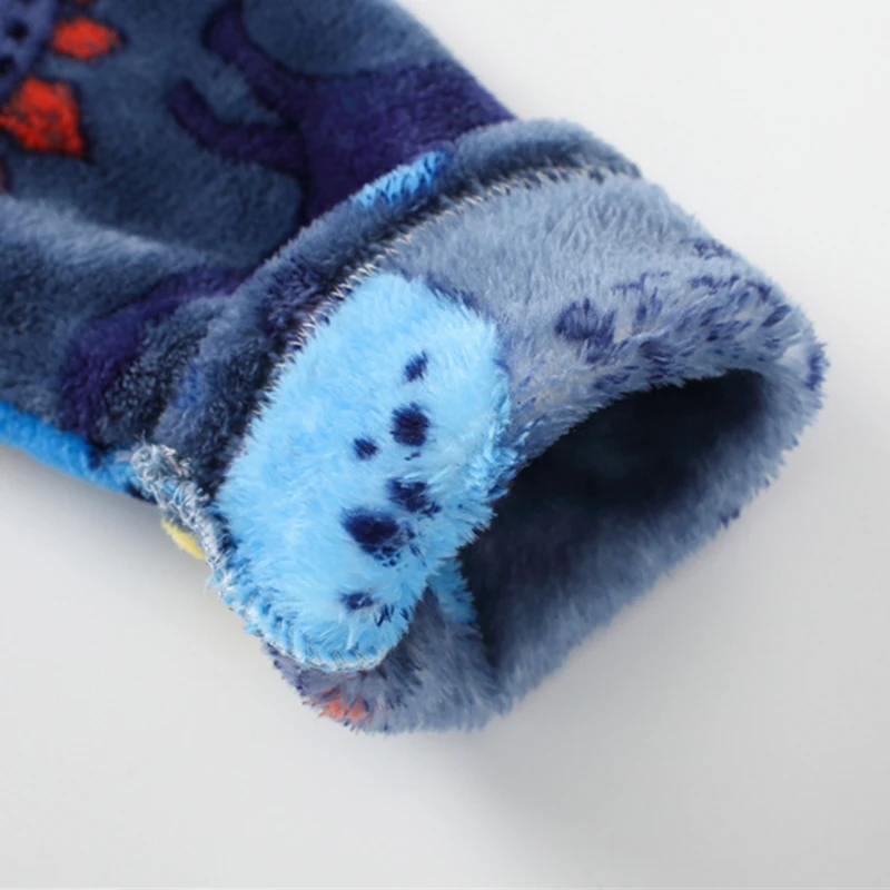 Pijama de franela infantil para invierno y otoño unisex - imagen 5