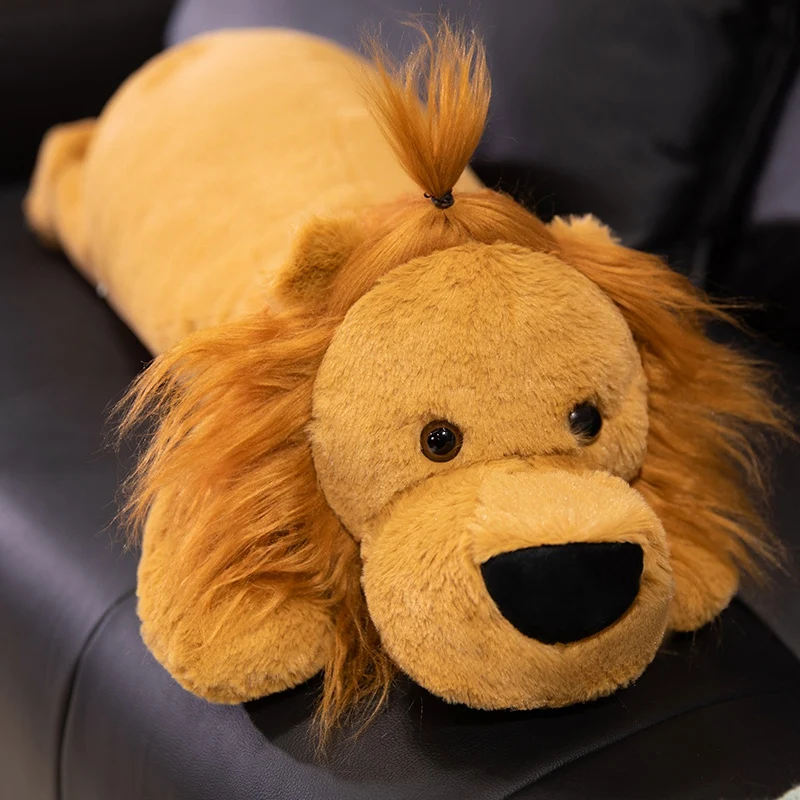 Peluche almohada de león esponjoso para dormir y abrazar - imagen 4