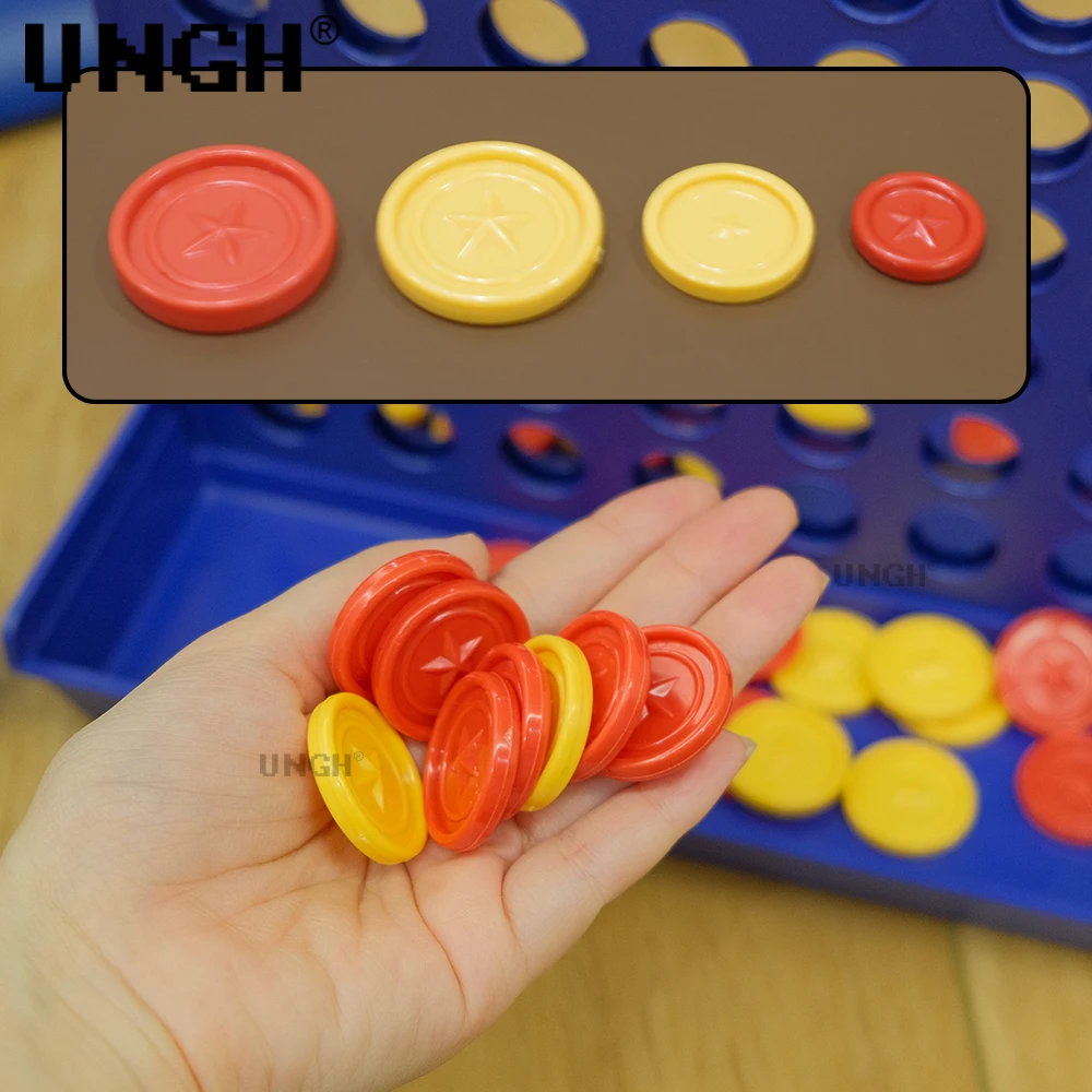 UNGH juego de mesa plegable familiar Conecta cuatro – clásico - imagen 5