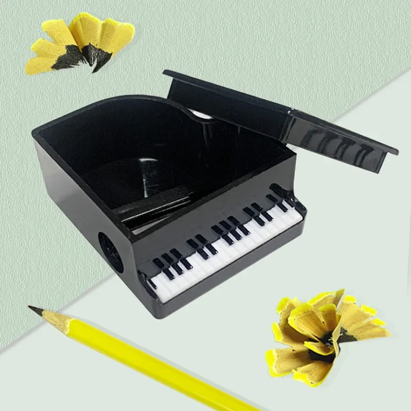 Sacapuntas con forma de piano musical para estudiantes y niños - imagen 3