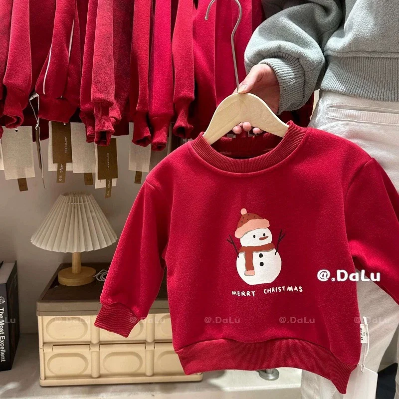 Sudadera navideña acolchada para niñas, cálida de invierno - imagen 2