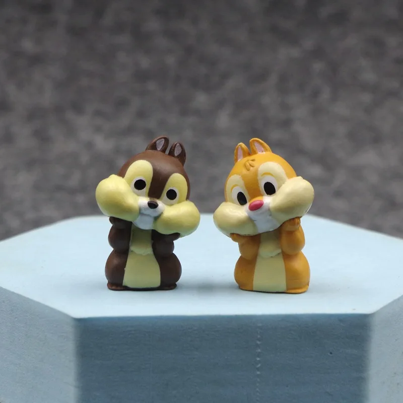 Figuras de acción Disney Mickey y Minnie, adornos de PVC para pasteles - imagen 4