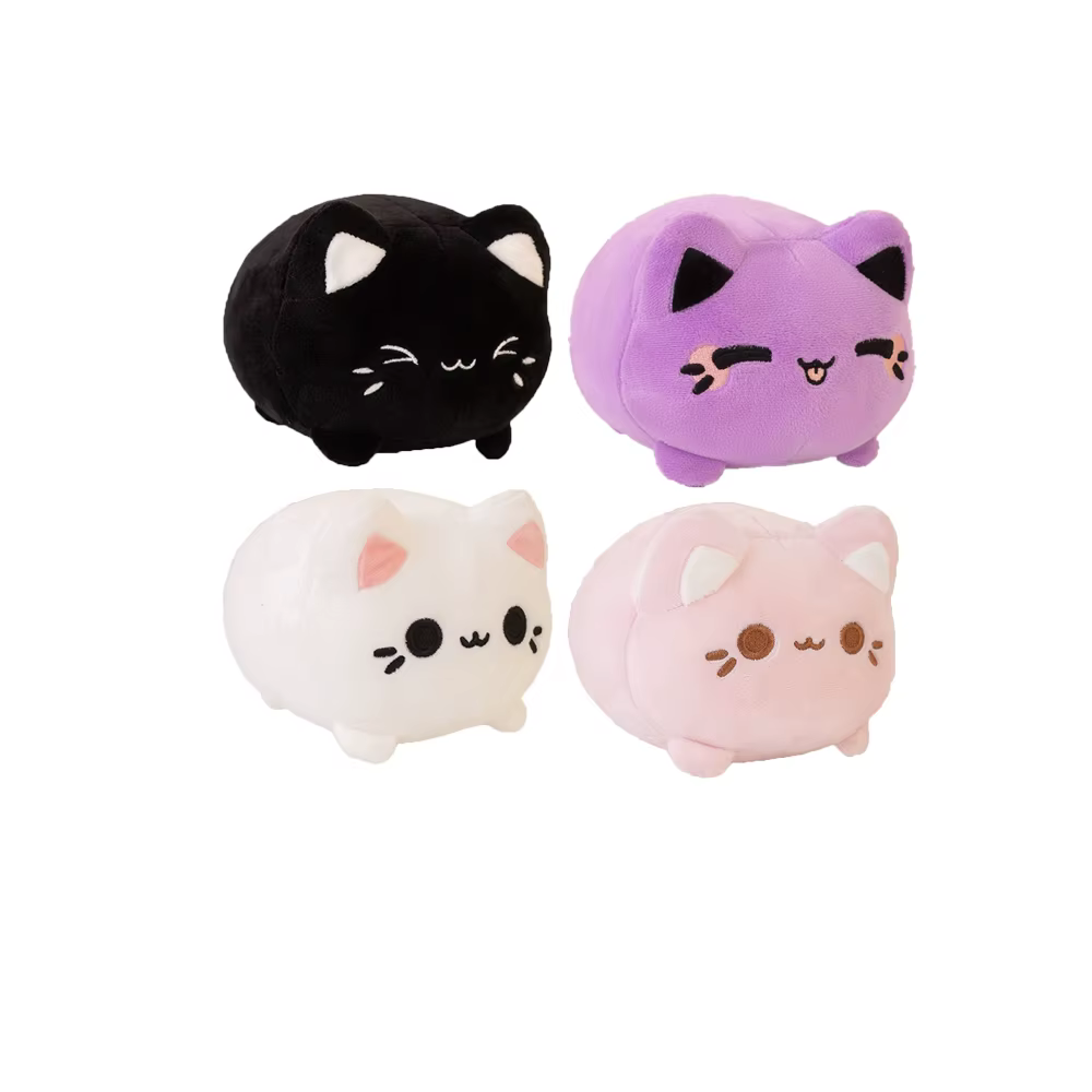 Peluche de gato negro estilo kawaii suave para regalar