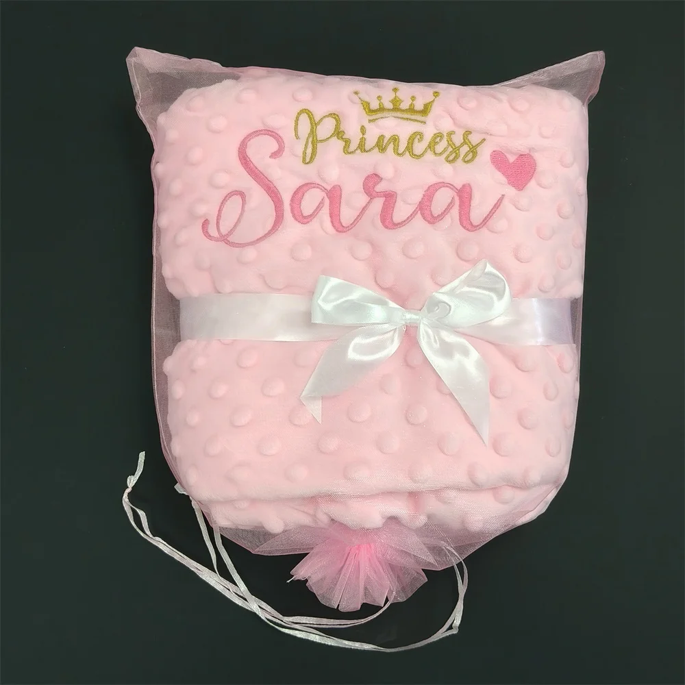 Manta regalo en bolsa de organza